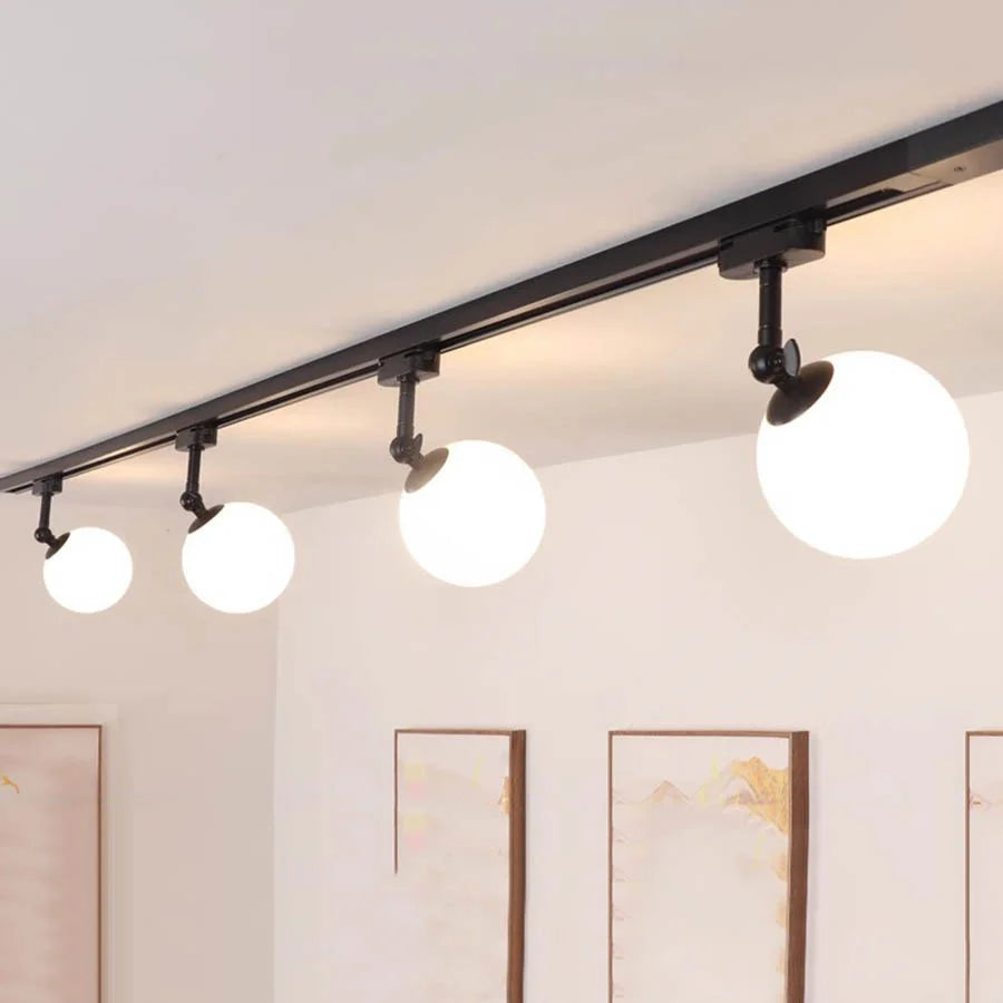 10W Nordic LED Track Light with G9 Glass Globe for Ceiling Spotlights