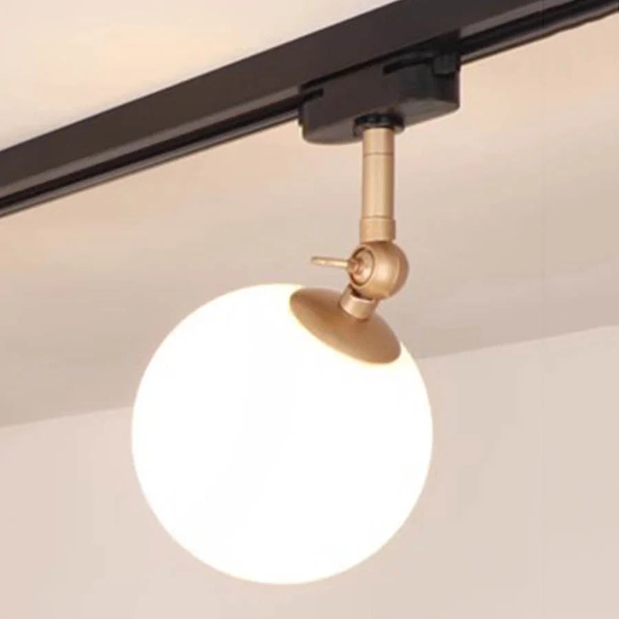 10W Nordic LED Track Light with G9 Glass Globe for Ceiling Spotlights