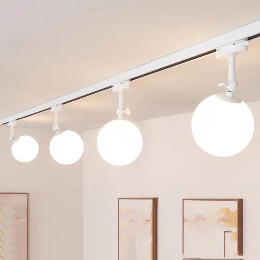 10W Nordic LED Track Light with G9 Glass Globe for Ceiling Spotlights